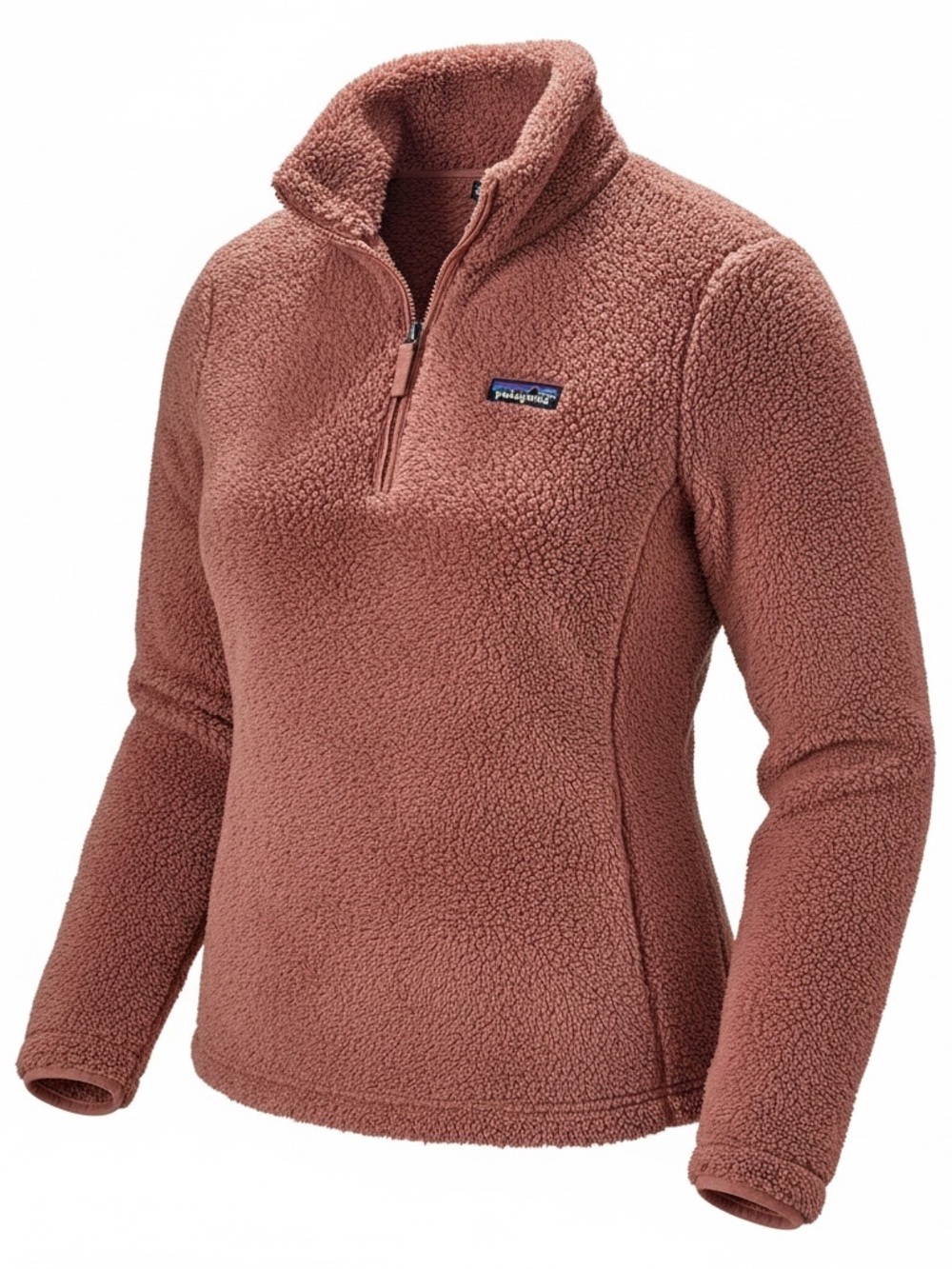 Patagonia Los Gatos 1/4-Zip Fleece Pullover in Sienna Clay Size Large Comfy Soft